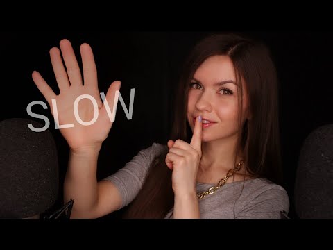 ASMR • SLOOOOW MO TINGLES • Slow Motion Visuals & Relaxing Sounds