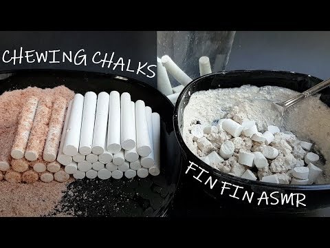 ASMR : Chewing Chalk For The First Time! #206