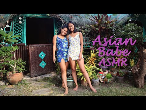 Asian Babe ASMR Travel | Back Tickle Massage with Andy! (Hundred Islands, Alaminos, Philippines)