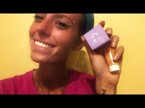 ASMR friend pampers you roleplay - face mask, hair brushing, personal attention