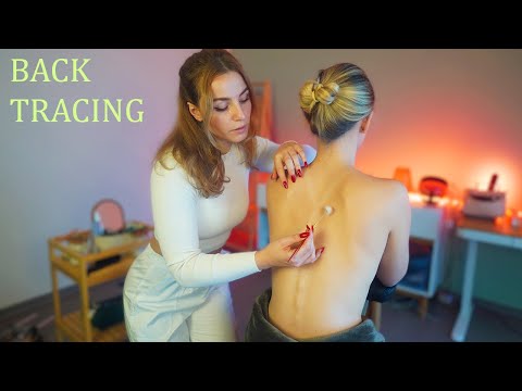 The MOST GENUINE Back Tracing, Scratching & Hairplay Real Person ASMR | Gentle Wind AMBIENCE