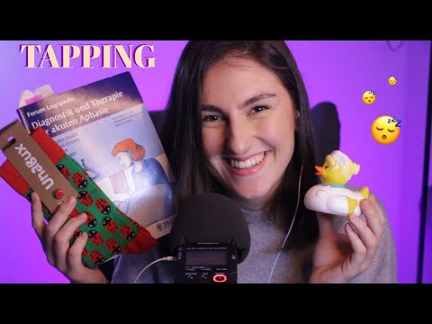 [ASMR] tapping you to sleep 😴😴(german/deutsch)