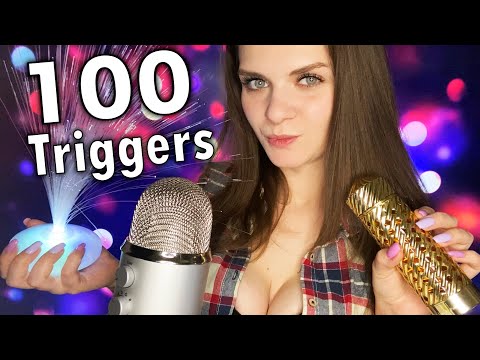 ASMR 100 TRIGGERS in 1 Minute!
