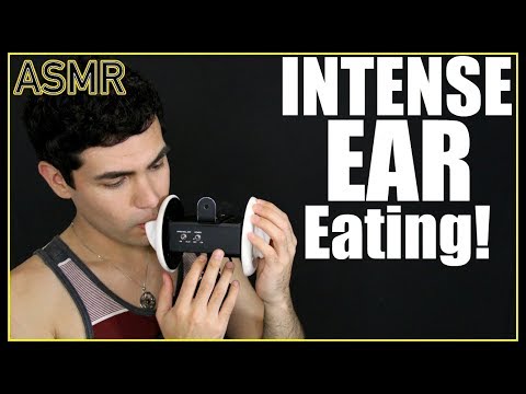ASMR - INTENSE Ear Eating & Nibbling (Male Whisper and Ear Nibbles for Relaxation & Sleep)