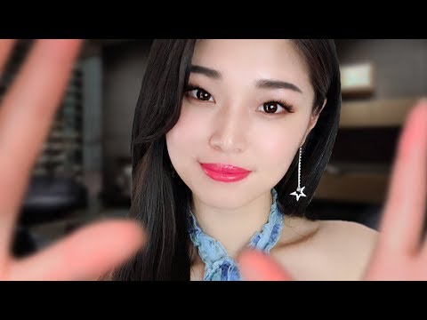 [ASMR] Relaxing Sleep Treatment (Face Brushing & Personal Attention Triggers)