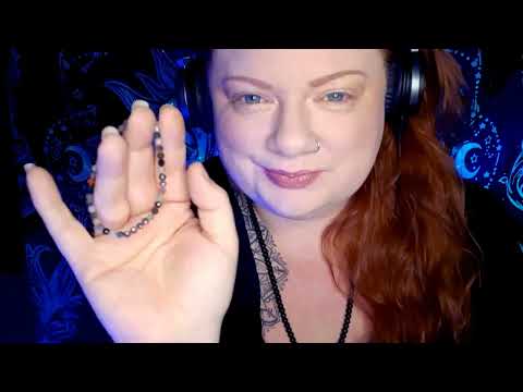 ASMR: Showcasing crystals| Playing a music box and more (whispers and soft speaking)