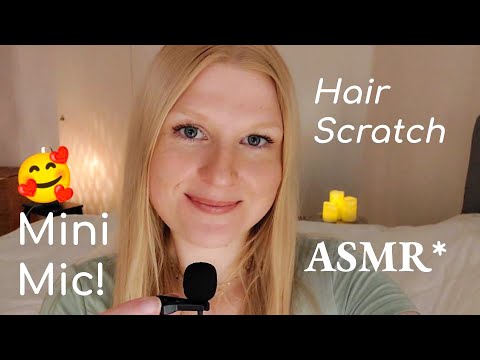ASMR Hair Scratching w/ Mini Mic! 🥰 Lofi #shorts