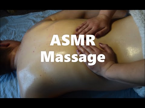 ASMR | Relaxing Back Massage and Foot Massage with Oil