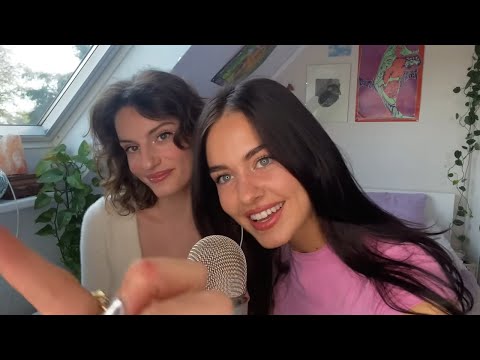 friend tries ASMR for the first time💓