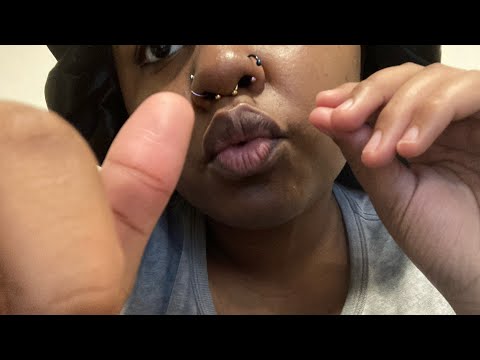 ASMR Mouth Sounds With Finger Flutters 👐🦋