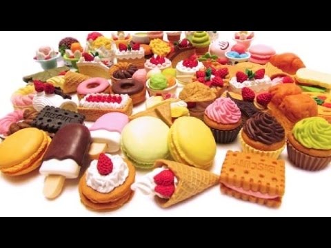ASMR Toy Tingles #3 - Iwako Japanese Erasers Dessert & Snack Collection unboxing Binaural Whisper