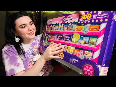 Snack Truck Shopkins 🧁 200 Piece Unboxing ASMR