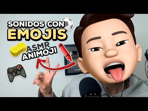 ASMR - Haciendo SONIDOS CON EMOJIS (Animoji) | Mouth Sounds | ASMR Español