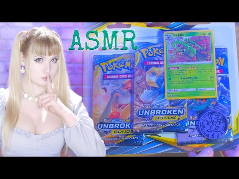 TastyTingles ASMR ~ Pokemon Card Celebration [Whisper] [Intentional] [Mouth Sounds] [British Accent]