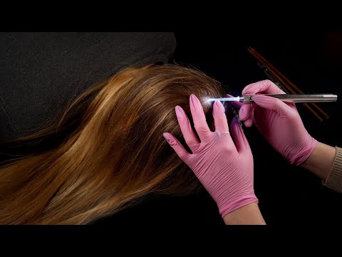 ASMR | Detailed REAL PERSON scalp inspection [TINGLY FRIDAY]