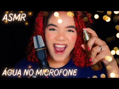 ASMR: TRIGGERS NO MICROFONE !! 💖💖 Sons de chuva, Esponja e Cola no Microfone 😍😍