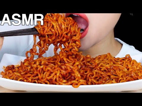 ASMR Tomato Pasta Fire Noodles 토마토 파스타 불닭볶음면 Eating Sounds Mukbang