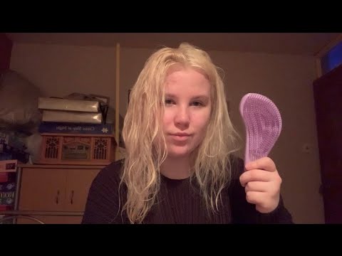 ASMR Slow Hair Brushing (No Talking)