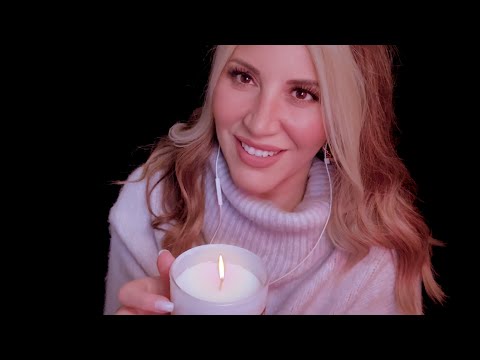 ASMR for Blind people ❤️ Reviewing 6 Fall Candles from Target [Extra Descriptive]