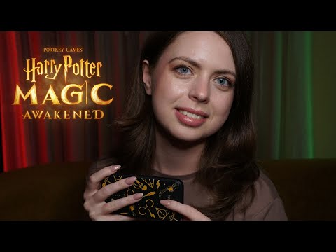 [ASMR IN UKRAINIAN] Playing Harry Potter Magic Awakened | Граю у мобільну гру, ASMR lets play