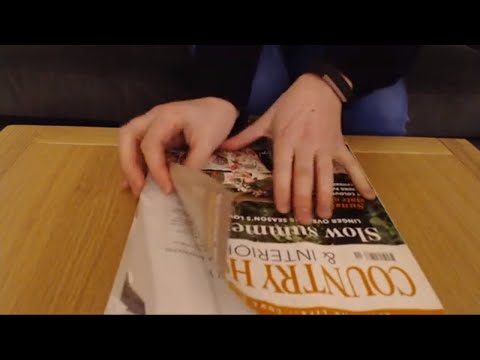 ASMR Crinkly Magazine Page Turning With Whispering Intoxicating Sounds Sleep Help Relaxation
