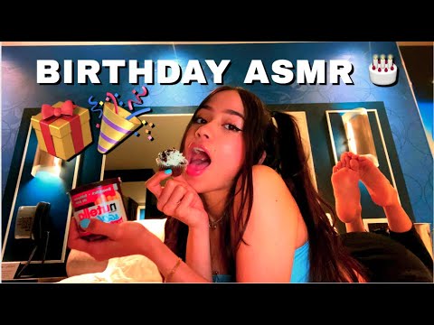 ASMR | Eating Cupcakes Alone For my Birthday 🎂 (Spanish Version)