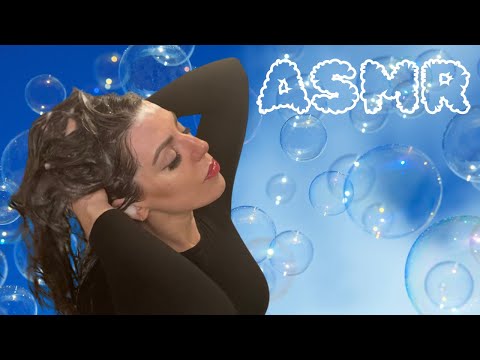 scalp massage and frothy hair wash | ASMR sleep + relaxation | no talking