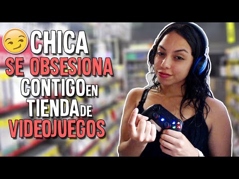 Chica Se Obsesiona Contigo En Tienda De Videojuegos - ASMR Español
