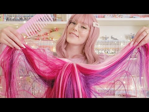 [ASMR] Soothing Hair Brushing & Scalp Massage