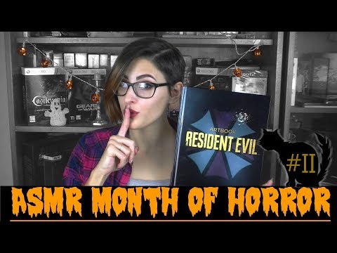 🎃ASMR Month of Horror ~ Resident Evil 20th Anniversary Artbook ~ Special Halloween Treat