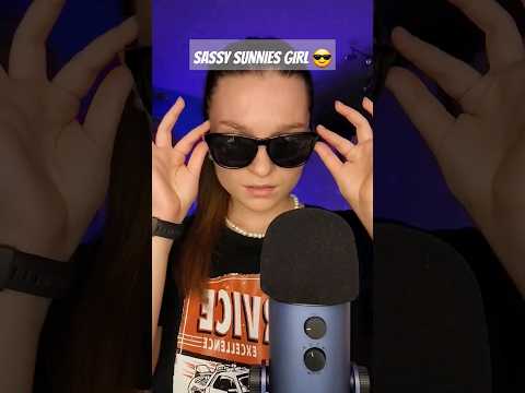 Sassy sunnies girlie shows her your sunnies. 😎 #asmr #sleep #roleplay #asmrtapping #relax