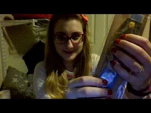 ASMR Thrift Shop Role Play - Fast Tapping, Crinkly Sounds, Visual Triggers, Soft Spoken