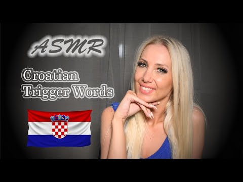 ∼ ASMR ∼ Whispering Trigger Words in Croatian Language (Šaputanje riječi na Hrvatskome jeziku) 🇭🇷