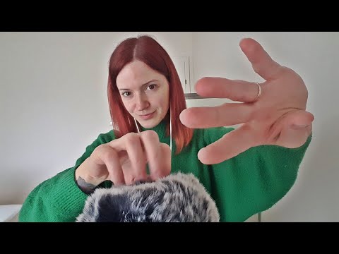 ASMR pure sensitive hand sounds + mic cover scratching - personal attention, counting, gentle