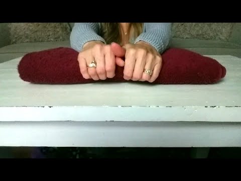 ASMR - Visual ASMR - VERY RELAXING - Hand movements- Fabric Sounds - Tapping - Rubbing 😪❤👼💆‍♀️❤