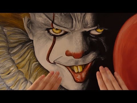 ASMR | IT!🎈 Pampering Pennywise🎈 (foam sounds, plastic, face tracing, book tapping, reading ++ )