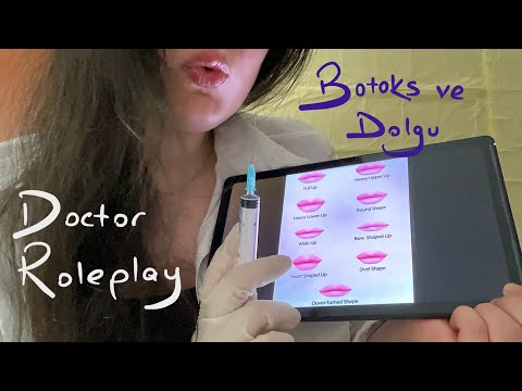 Asmr Doctor Roleplay | Botox Tedavisi ve Dolgu Türkçe Asmr | Katmanlı Sesler #türkçeasmr #asmr