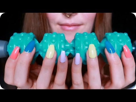 ASMR 10 Brain Tingling Sounds ✨ Headphone Tapping, Massage Rollers, Rattan, Dragonscales, +