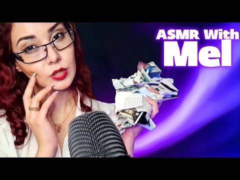 ASMR With Mel | Secretary Role Play Aggressive Ripping Papers Sounds (My Boss's Favorite Magazine)