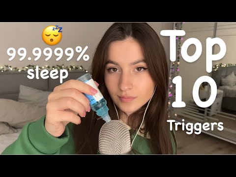 Asmr TOP 10 MOST RELAXING TRIGGERS in 10 minutes (99.999% sleep) ASMR FOR SLEEP AND RELAX