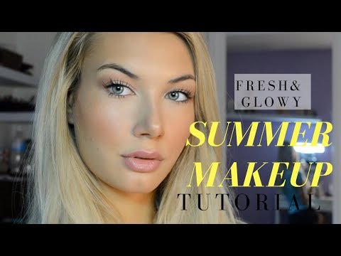 Fresh & Glowy Summer Makeup