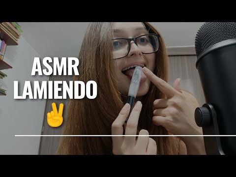 Asmr Colombiano | Lamiendo objetos + Fingers lickings 👅🤞🏻 (COSQUILLAS EXTREMAS)