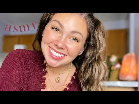 ASMR| RELAXING WHISPER RAMBLE💖 (w/ finger flutters, jewelry sounds, + tapping)