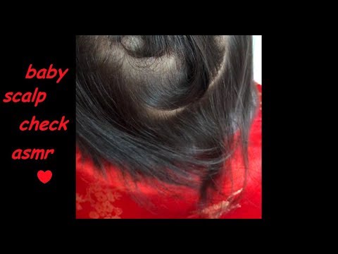 (VISUAL ASMR) Scalp Check/ Hair Brushing on My Baby Niece aka Lap Monster lol (kiddie songs) 👶🏻😍