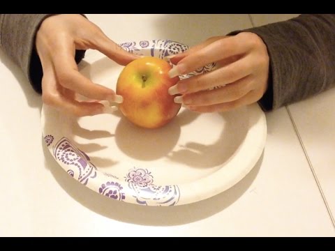 ASMR Food Fight: Apple vs. Fingernails