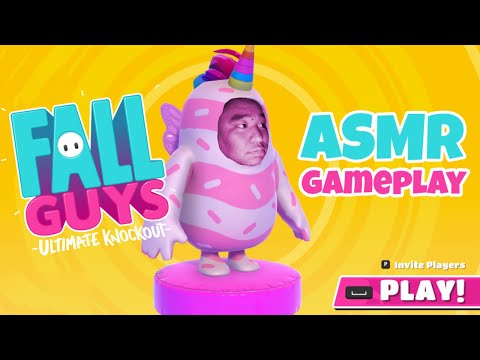 First Time Playing Fall Guys | ASMR Gameplay