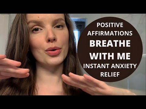 ASMR Quick anxiety relief | Box breathing to help you relax and fall asleep fast | Guided breathing