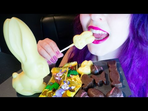 ASMR: Easter Candy & Chocolate | Sweet Bunny Feast ~ Relaxing Eating Sounds [No Talking | Vegan] 😻