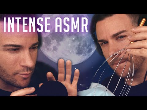 ASMR | Massive Tingles Twin Mic Brain Massage | Male Whisper Voice and Sounds