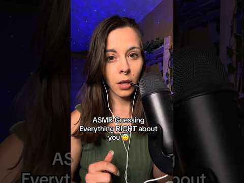 ASMR guessing everything right about you, was I right ? 😇 #asmr#asmrshorts#shorts